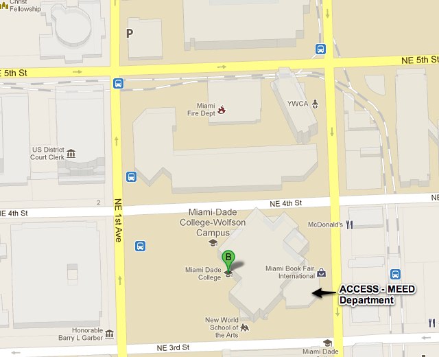 ACCESS - MEED Department Map